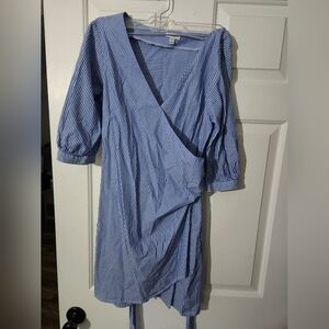 Love Fire Blue And White Dress